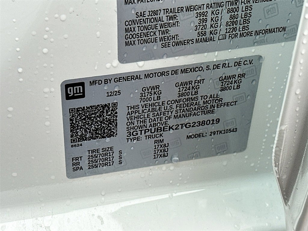 New 2026 GMC Sierra 1500 SLE image 27