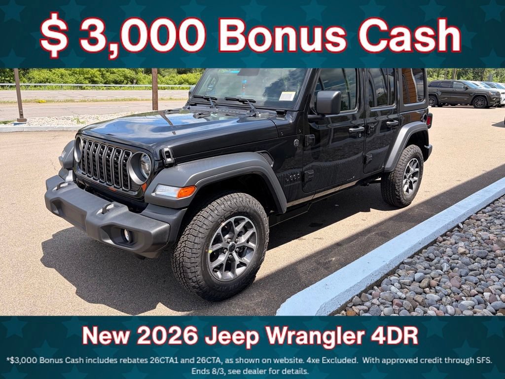 New 2026 Jeep Wrangler Unlimited Sport AWD/4WD image 3
