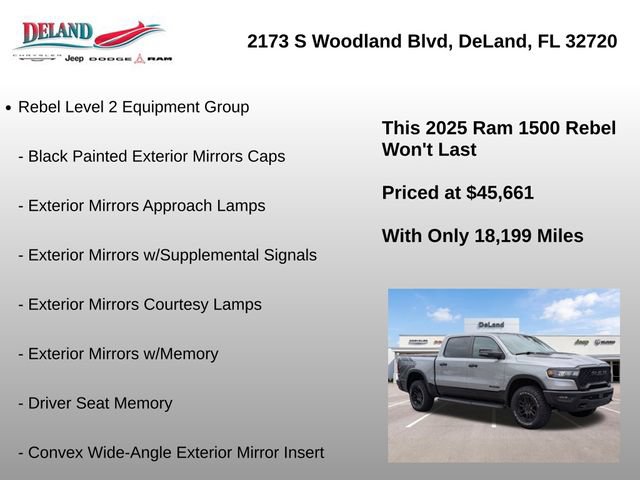 Used 2025 RAM 1500 Rebel w/ Rebel Level 2 Equipment Group AWD/4WD image 18
