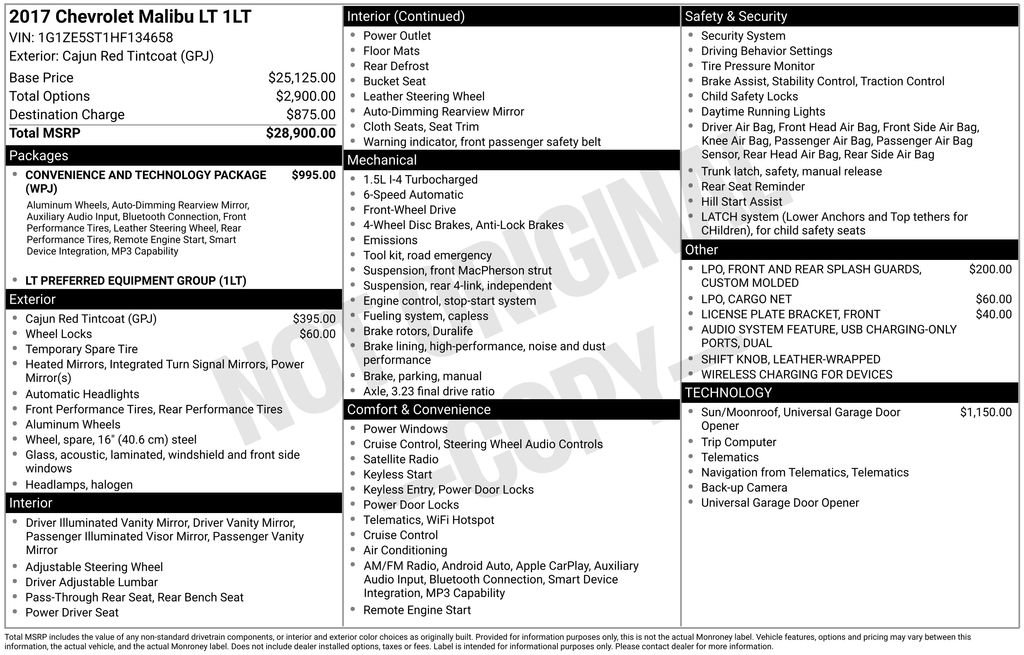 Used 2017 Chevrolet Malibu LT FWD image 36