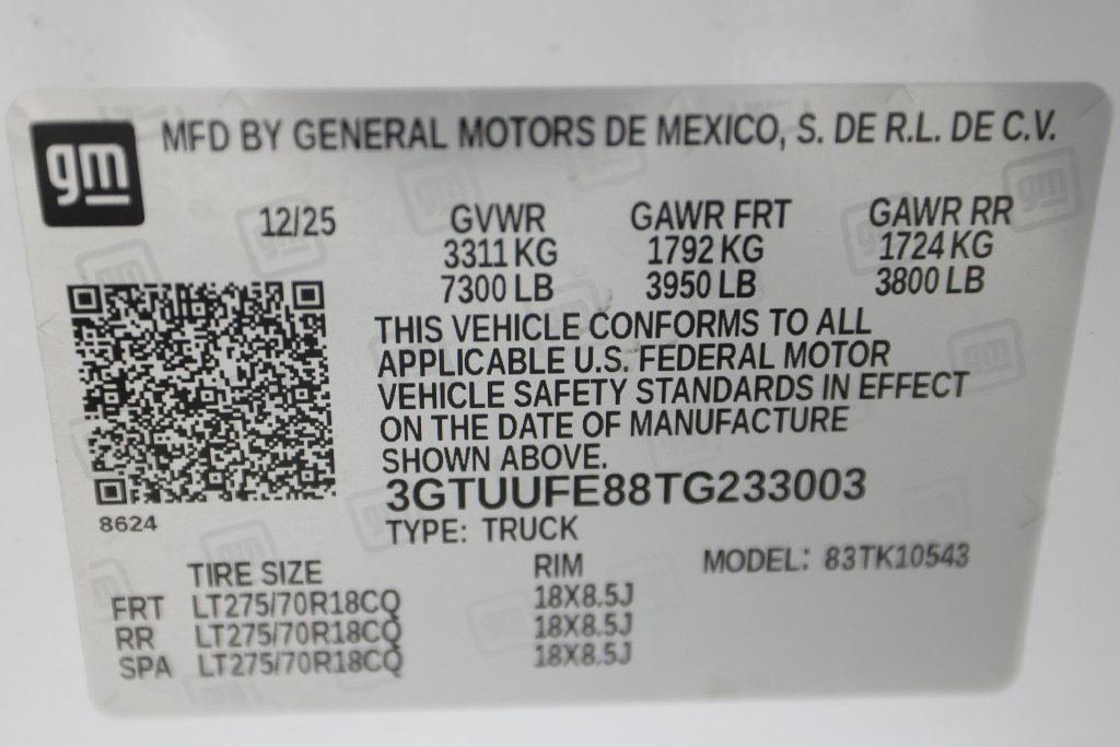 Used 2026 GMC Sierra 1500 AT4X AWD/4WD image 55