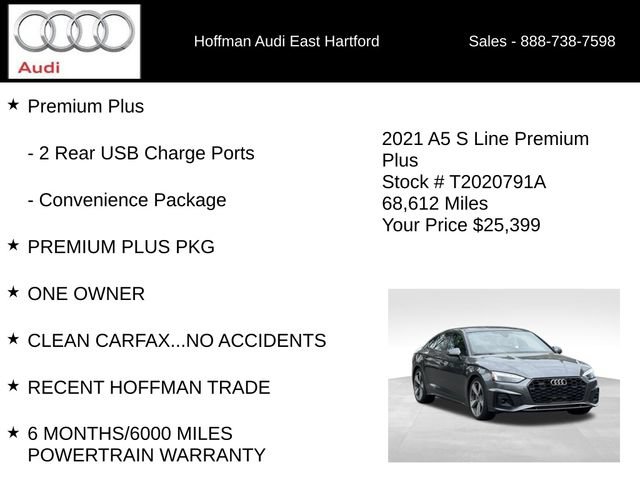 Used 2021 Audi A5 2.0T Premium Plus AWD/4WD image 18