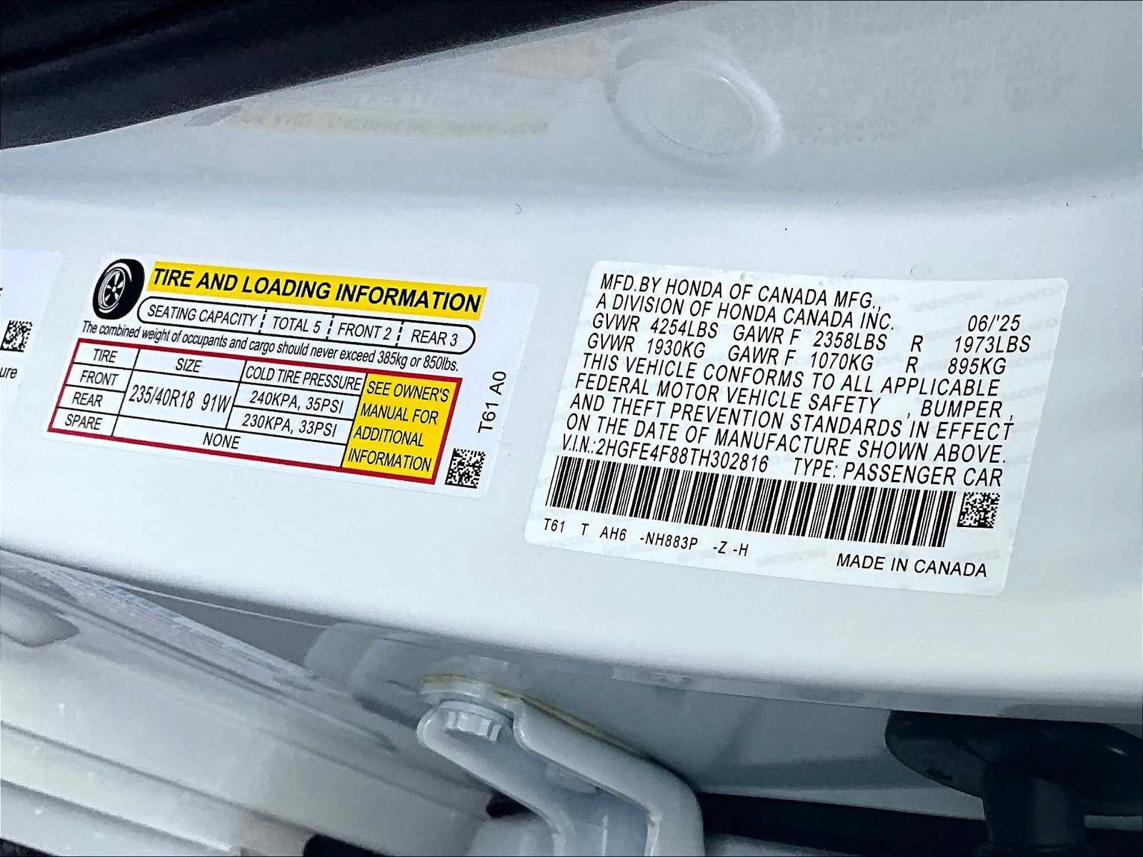 New 2026 Honda Civic Sport image 17