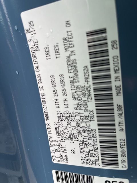 New 2026 Toyota Tacoma TRD Sport image 30