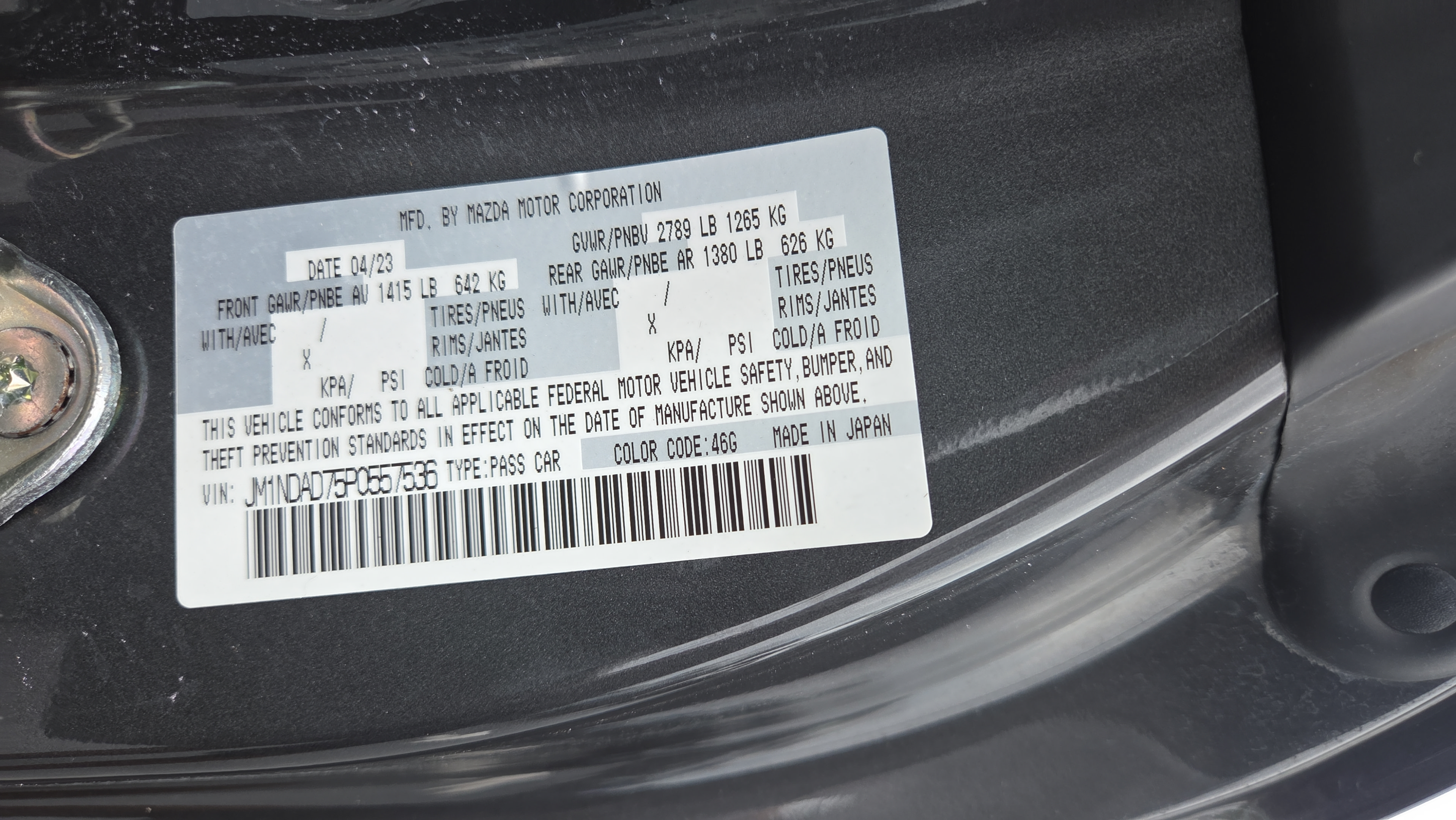 Used 2023 MAZDA MX-5 Miata Grand Touring RWD image 17