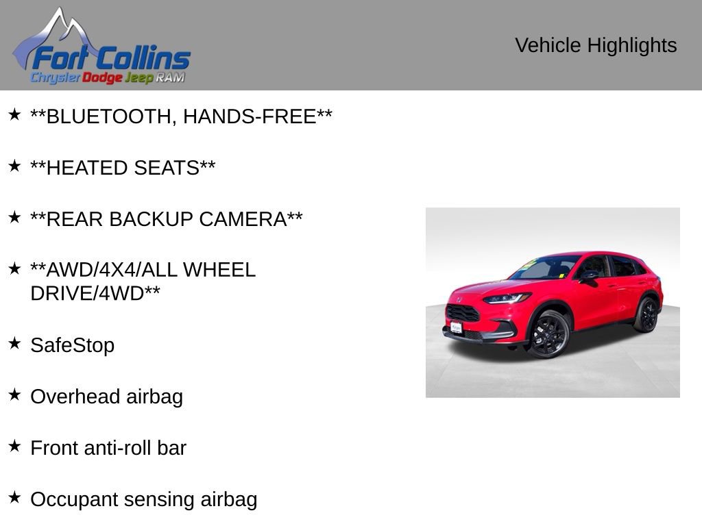 Used 2025 Honda HR-V Sport image 4