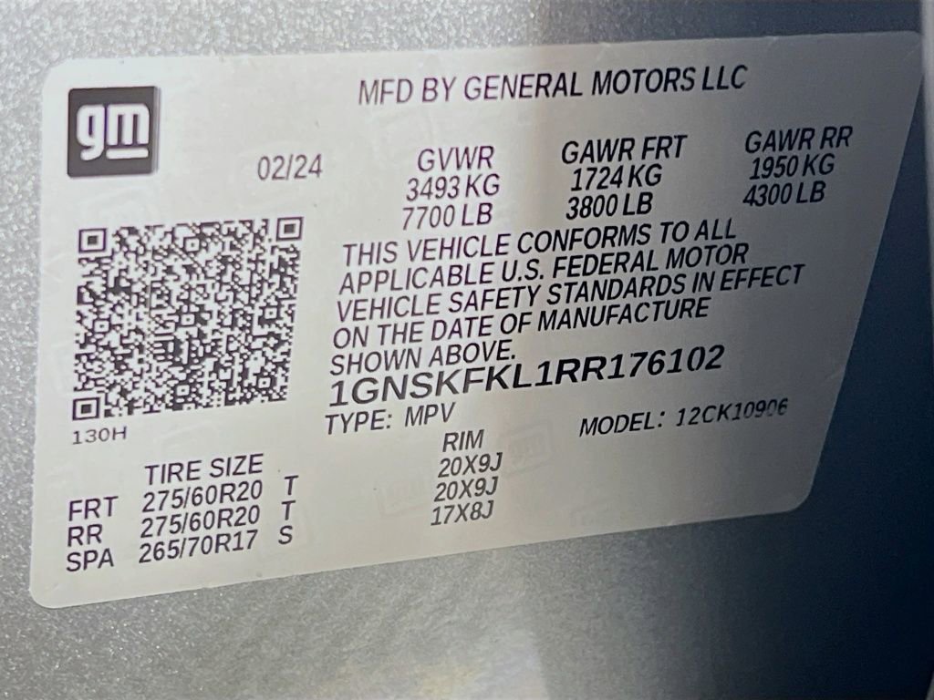 Certified 2024 Chevrolet Suburban Premier w/ Premium Package image 34