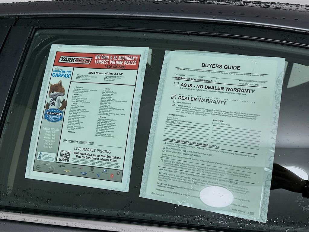 Used 2023 Nissan Altima 2.5 SV image 14