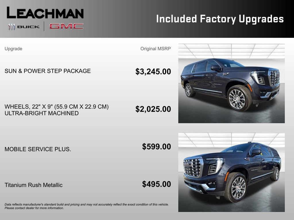 New 2026 GMC Yukon XL Denali w/ Sun & Power Step Package image 4