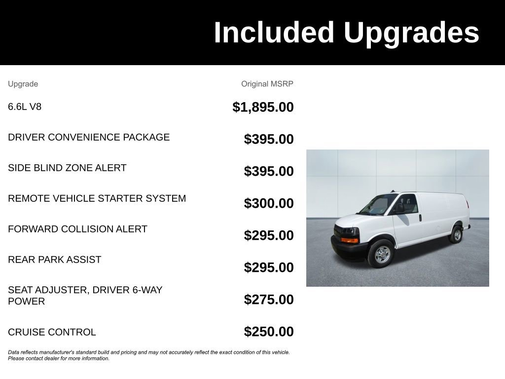 New 2025 Chevrolet Express 2500 w/ Driver Convenience Package image 5