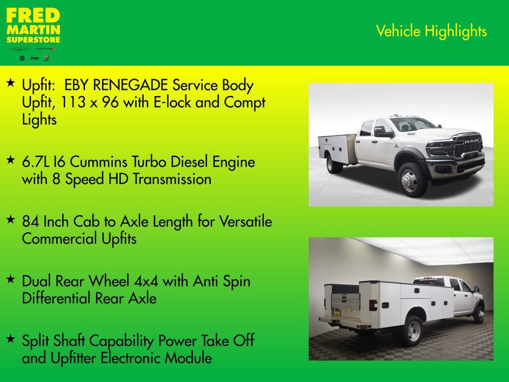 New 2026 RAM 5500 Tradesman w/ Chrome Appearance Group AWD/4WD image 8