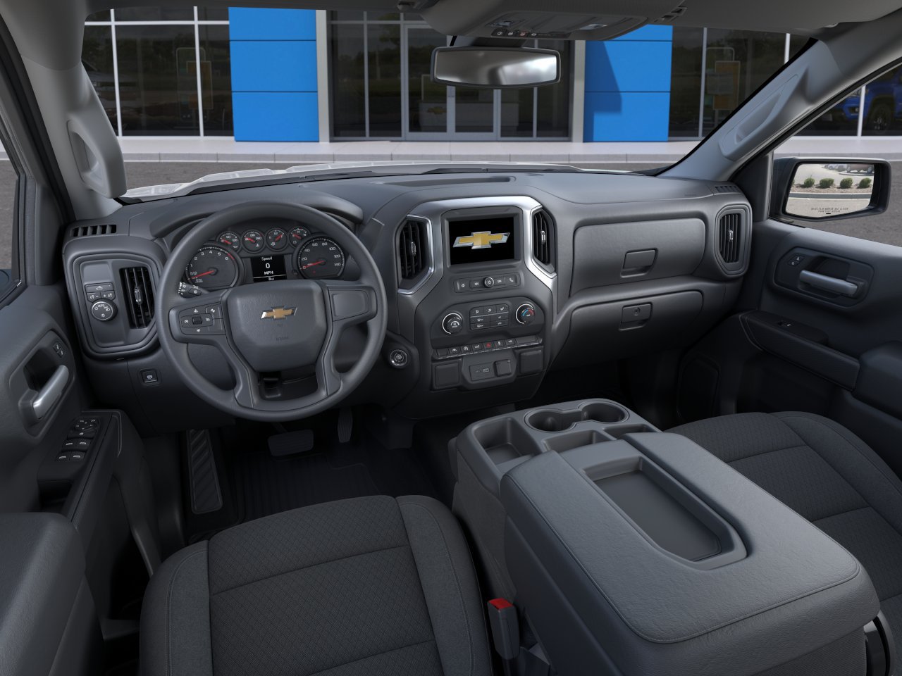 New 2026 Chevrolet Silverado 1500 Custom w/ Turbomax Blackout Package RWD image 41