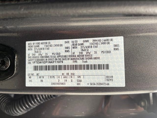 Used 2022 Ford F150 XLT w/ Equipment Group 302A High image 24