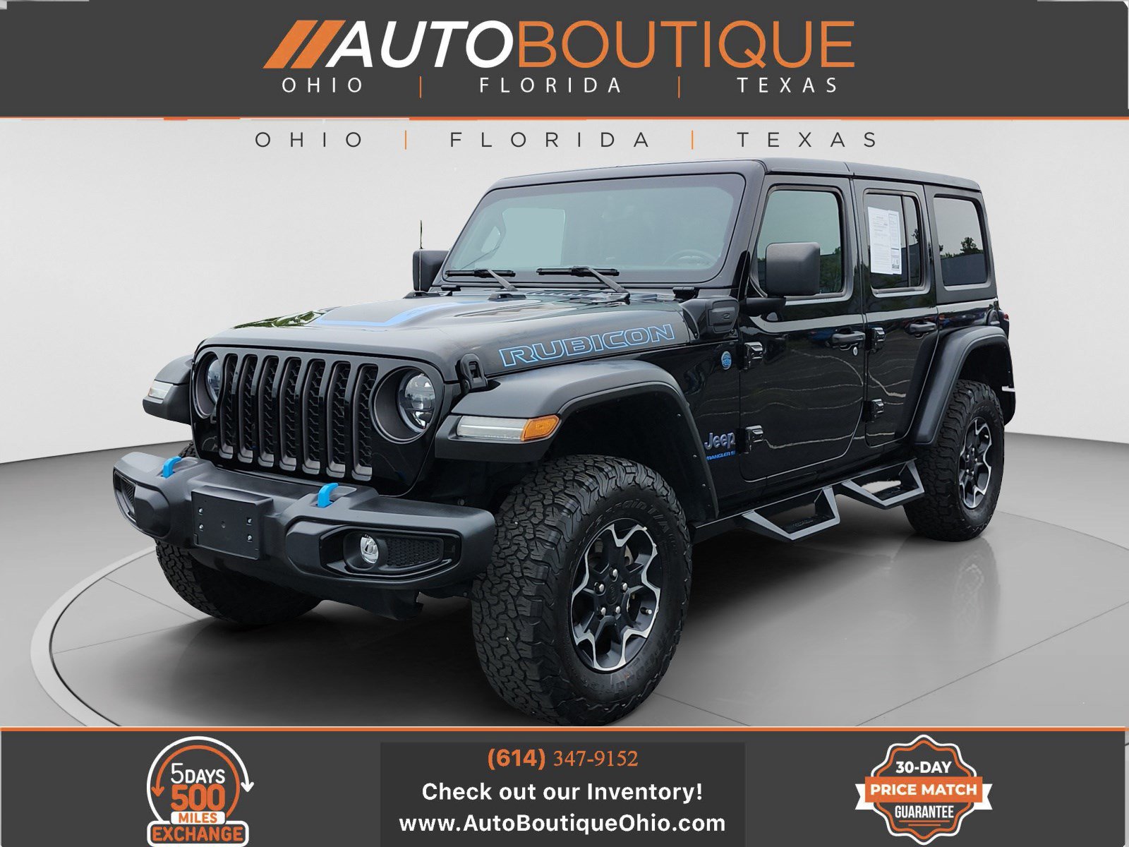 Used 2023 Jeep Wrangler Unlimited Rubicon 4xe w/ Cold Weather Group AWD/4WD image 1