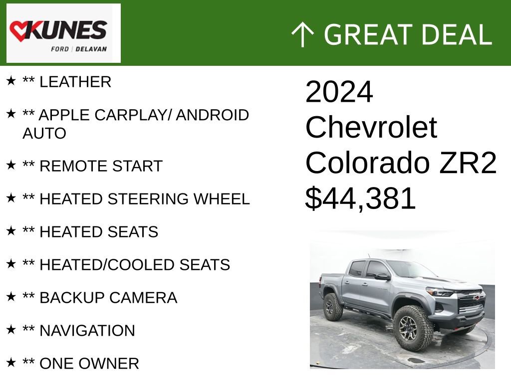 Used 2024 Chevrolet Colorado ZR2 w/ ZR2 Convenience Package III image 2