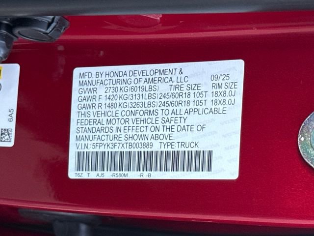 New 2026 Honda Ridgeline TrailSport+ image 28