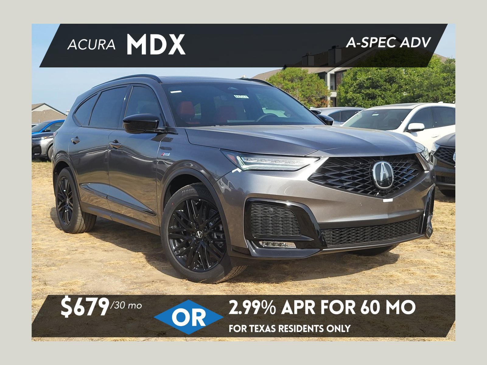 New 2026 Acura MDX A-Spec w/ Advance Package AWD/4WD image 1