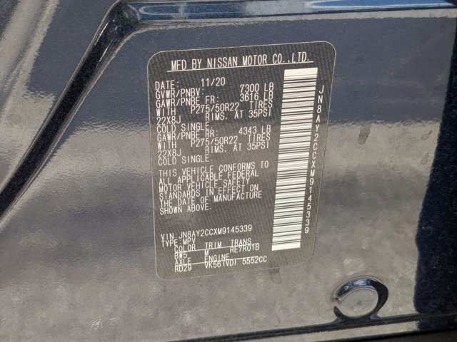 Used 2021 Nissan Armada Platinum RWD image 14