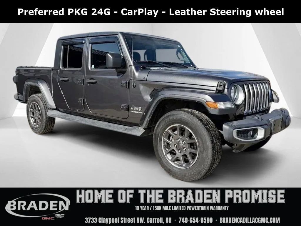 Used 2021 Jeep Gladiator Overland w/ Uconnect 4C Nav & Sound Group