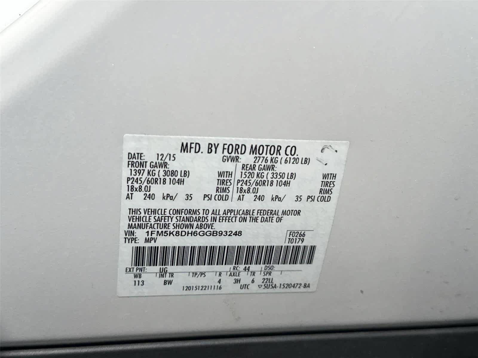 Used 2016 Ford Explorer XLT w/ Equipment Group 202A AWD/4WD image 31