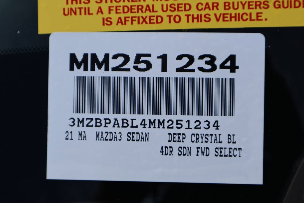 Used 2021 MAZDA MAZDA3 s FWD image 7