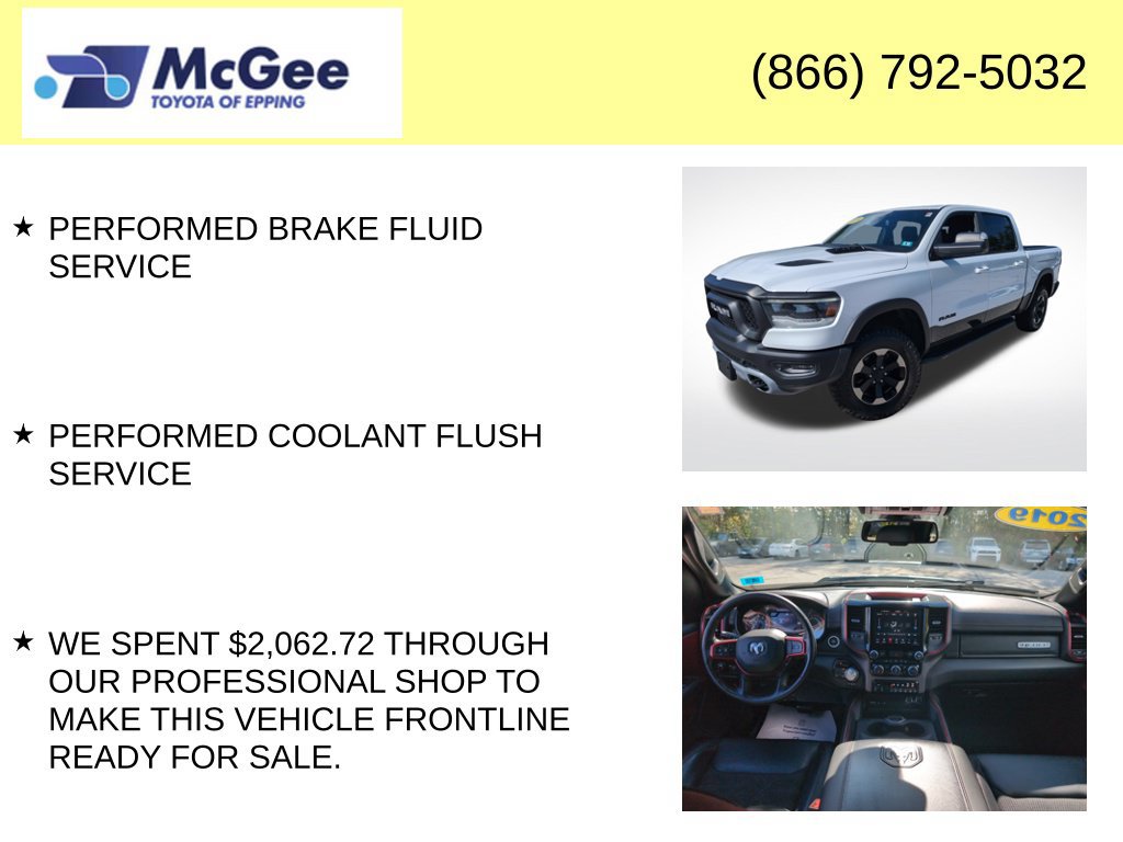 Used 2019 RAM 1500 Rebel w/ Rebel Level 2 Equipment Group AWD/4WD image 8