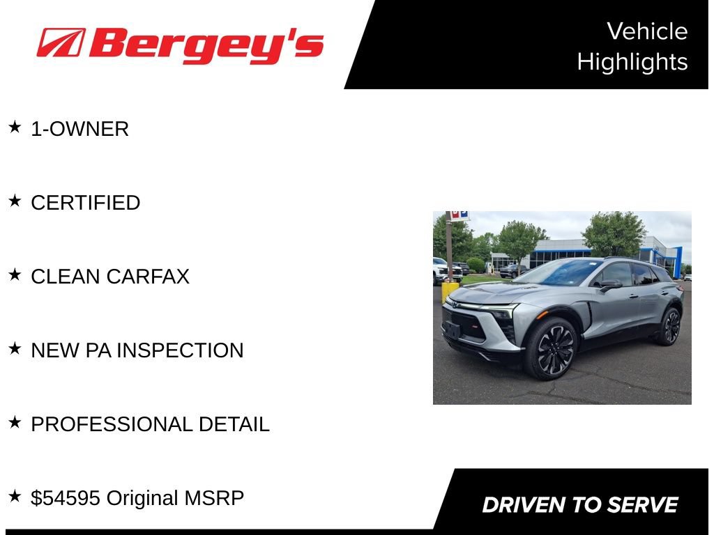 Certified 2024 Chevrolet Blazer EV RS AWD/4WD image 4