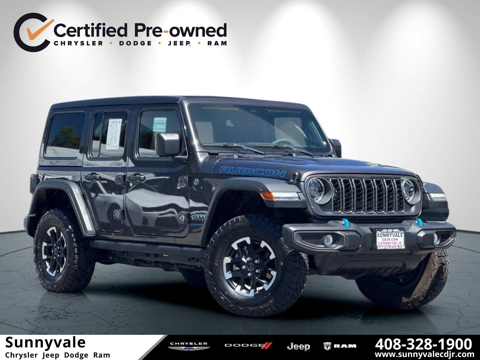 Certified 2025 Jeep Wrangler Unlimited Rubicon 4xe w/ Convenience Group