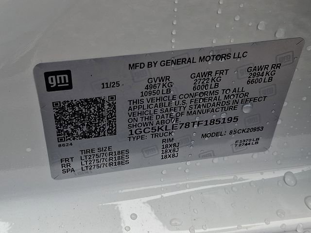 New 2026 Chevrolet Silverado 2500 W/T w/ WT/CX Safety Package image 16