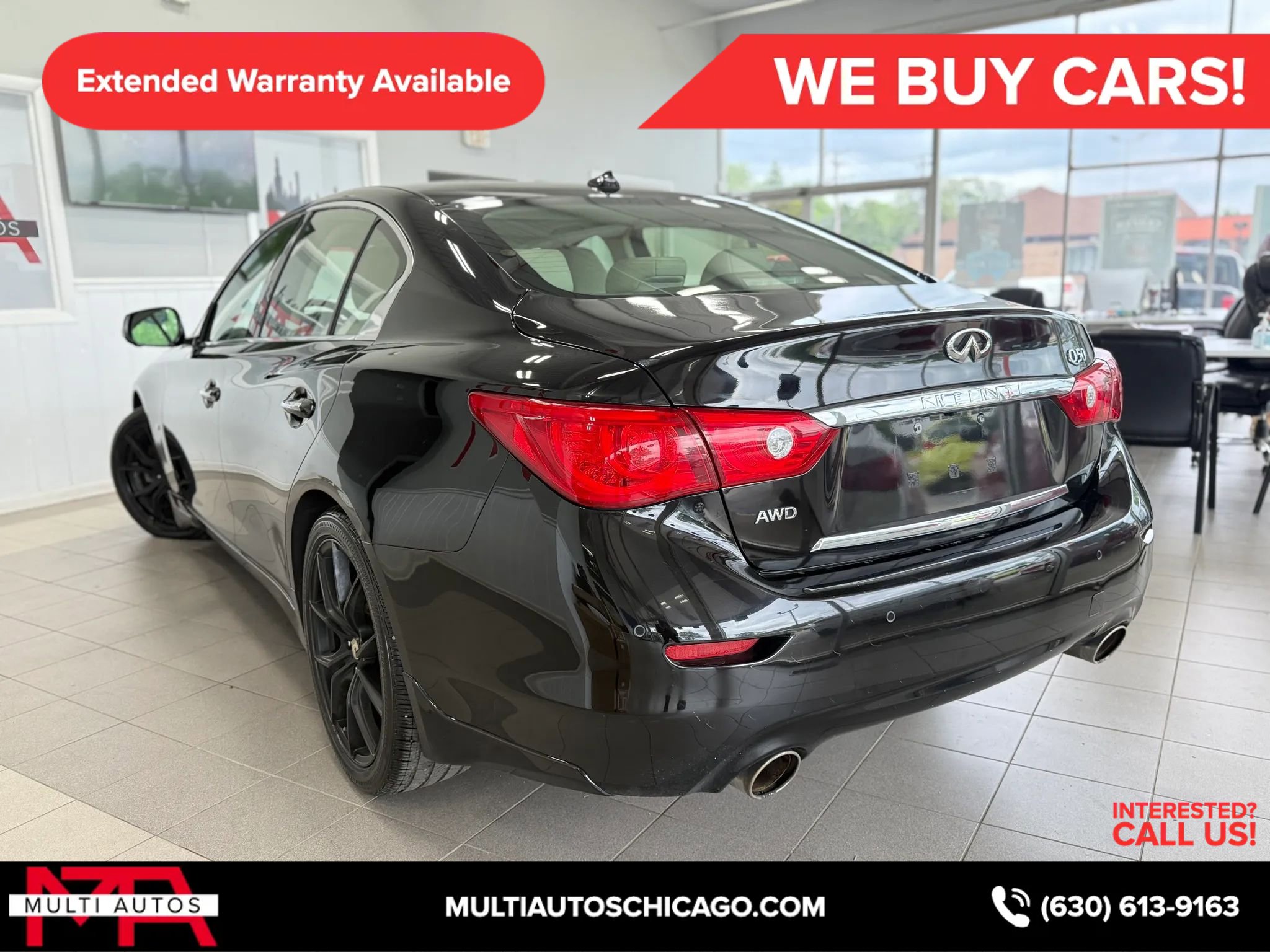 Used 2014 INFINITI Q50 Premium w/ Deluxe Touring Package AWD/4WD image 12