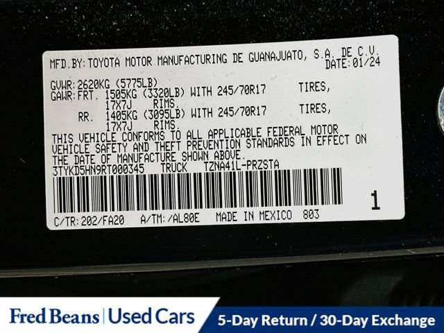 Used 2024 Toyota Tacoma SR RWD image 36