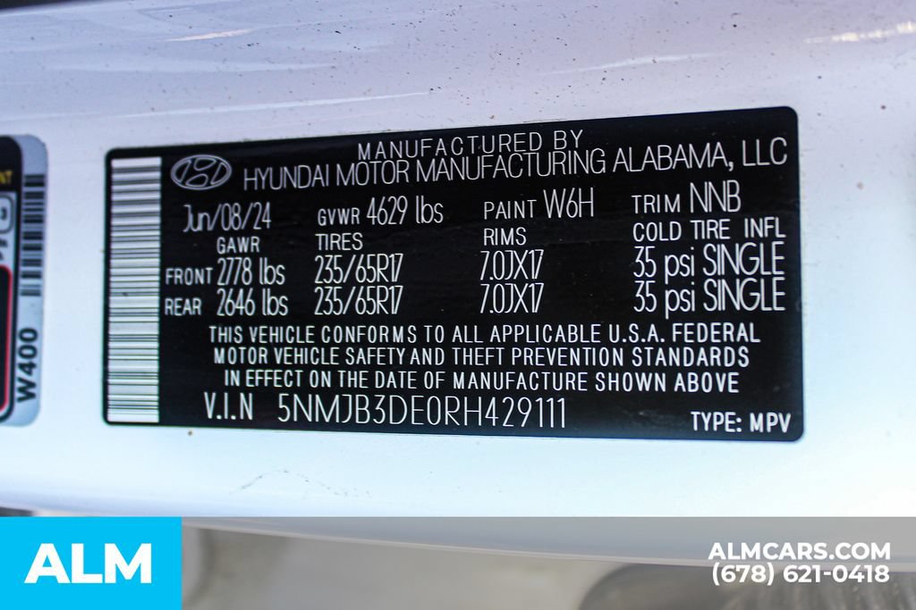 Used 2024 Hyundai Tucson SEL FWD image 40