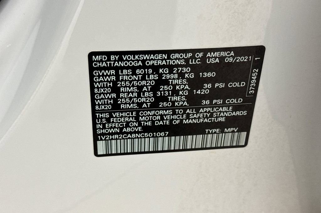 Used 2022 Volkswagen Atlas SE AWD/4WD image 30