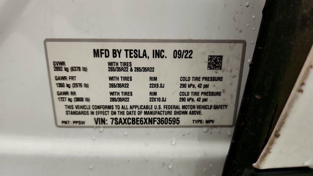 Used 2022 Tesla Model X Plaid AWD/4WD image 21