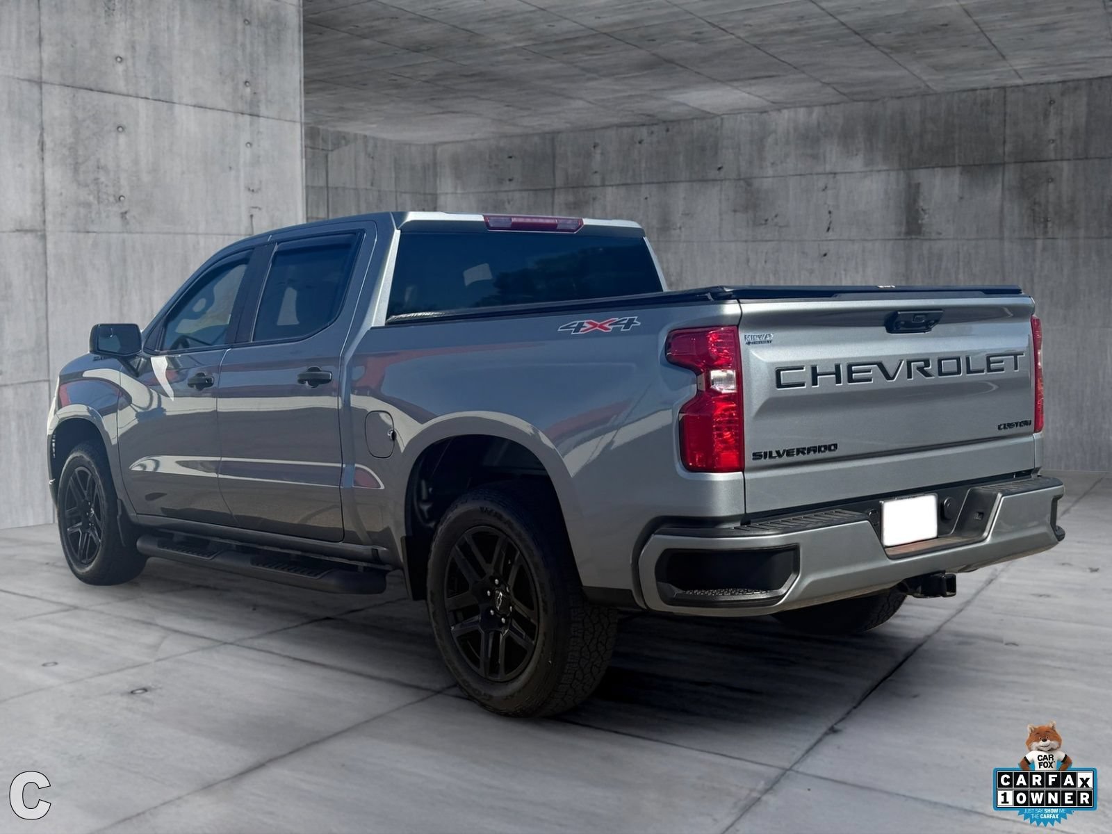 Certified 2024 Chevrolet Silverado 1500 Custom w/ Turbomax Blackout Package AWD/4WD image 4