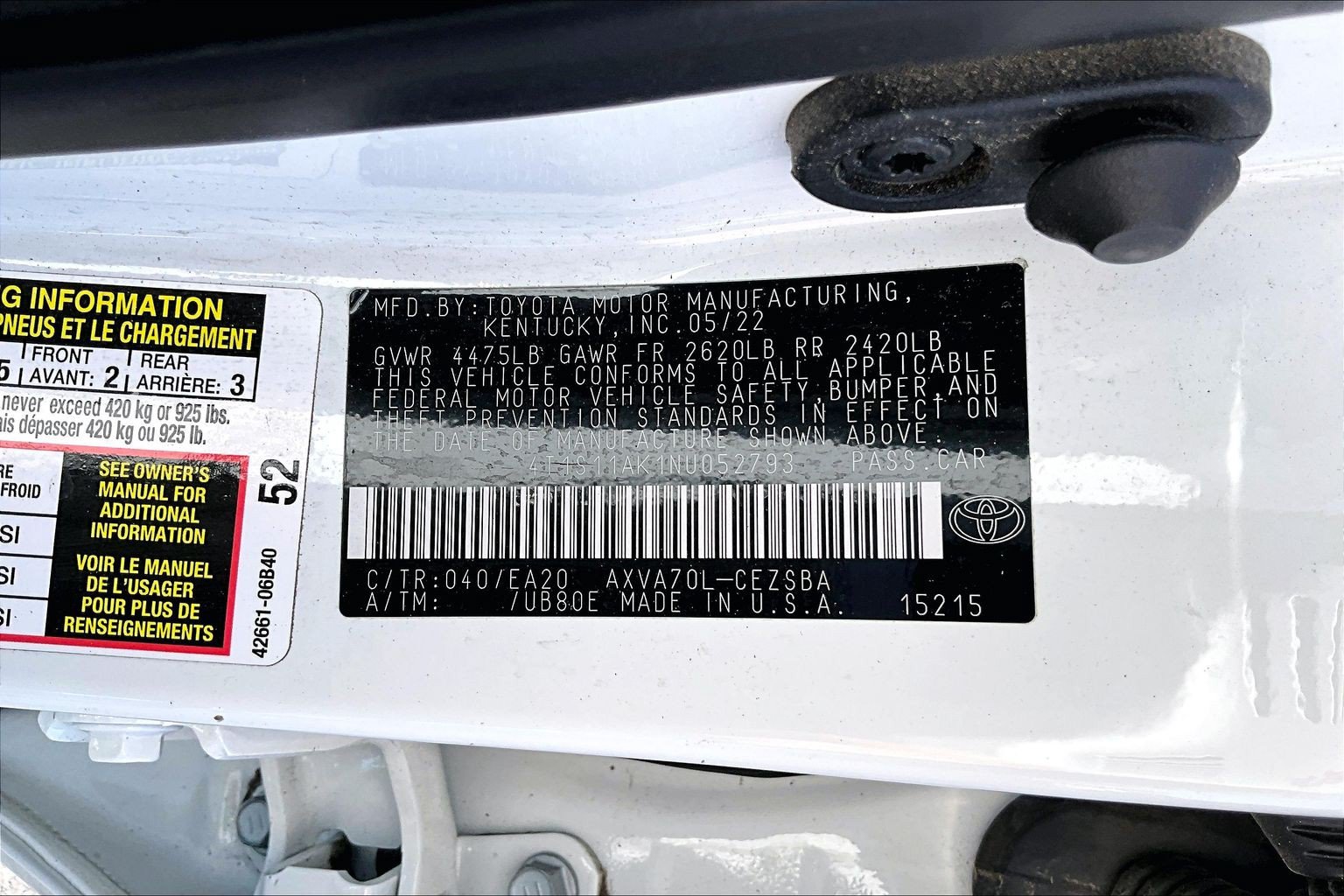 Used 2022 Toyota Camry SE w/ Audio Upgrade Package FWD image 31