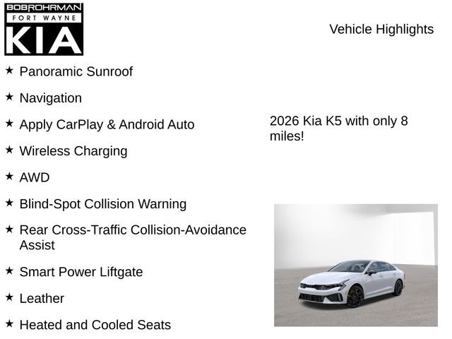 New 2026 Kia K5 GT w/ GT1 Package image 7