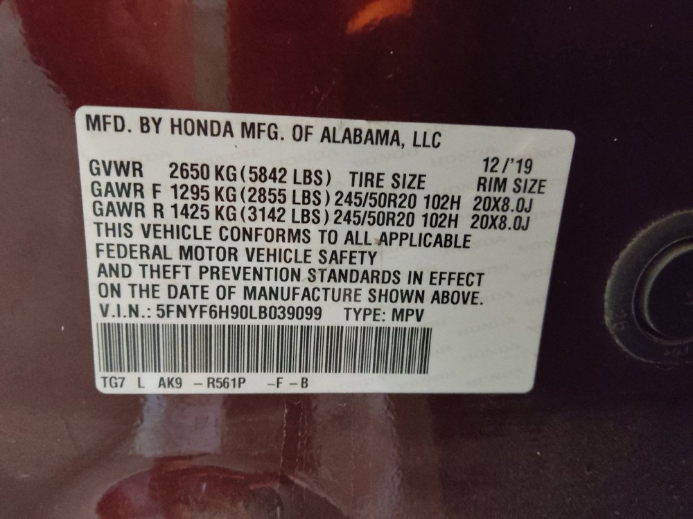 Used 2020 Honda Pilot Touring image 33