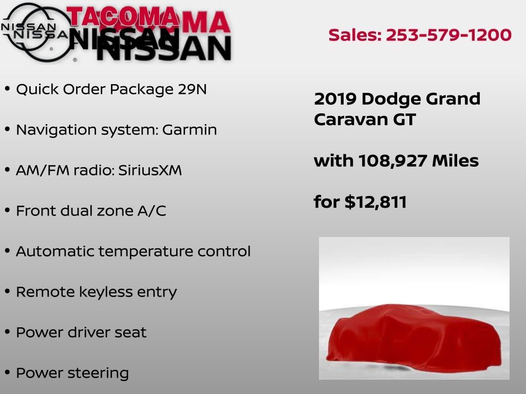 Used 2019 Dodge Grand Caravan GT image 2