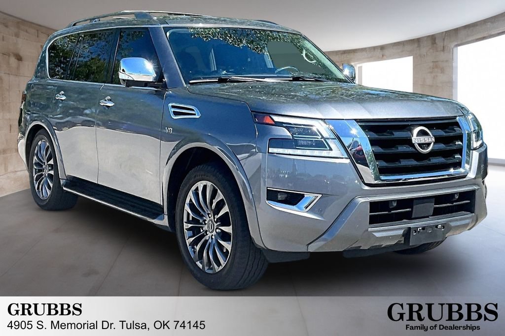 Used 2022 Nissan Armada Platinum w/ Captain's Chairs Package