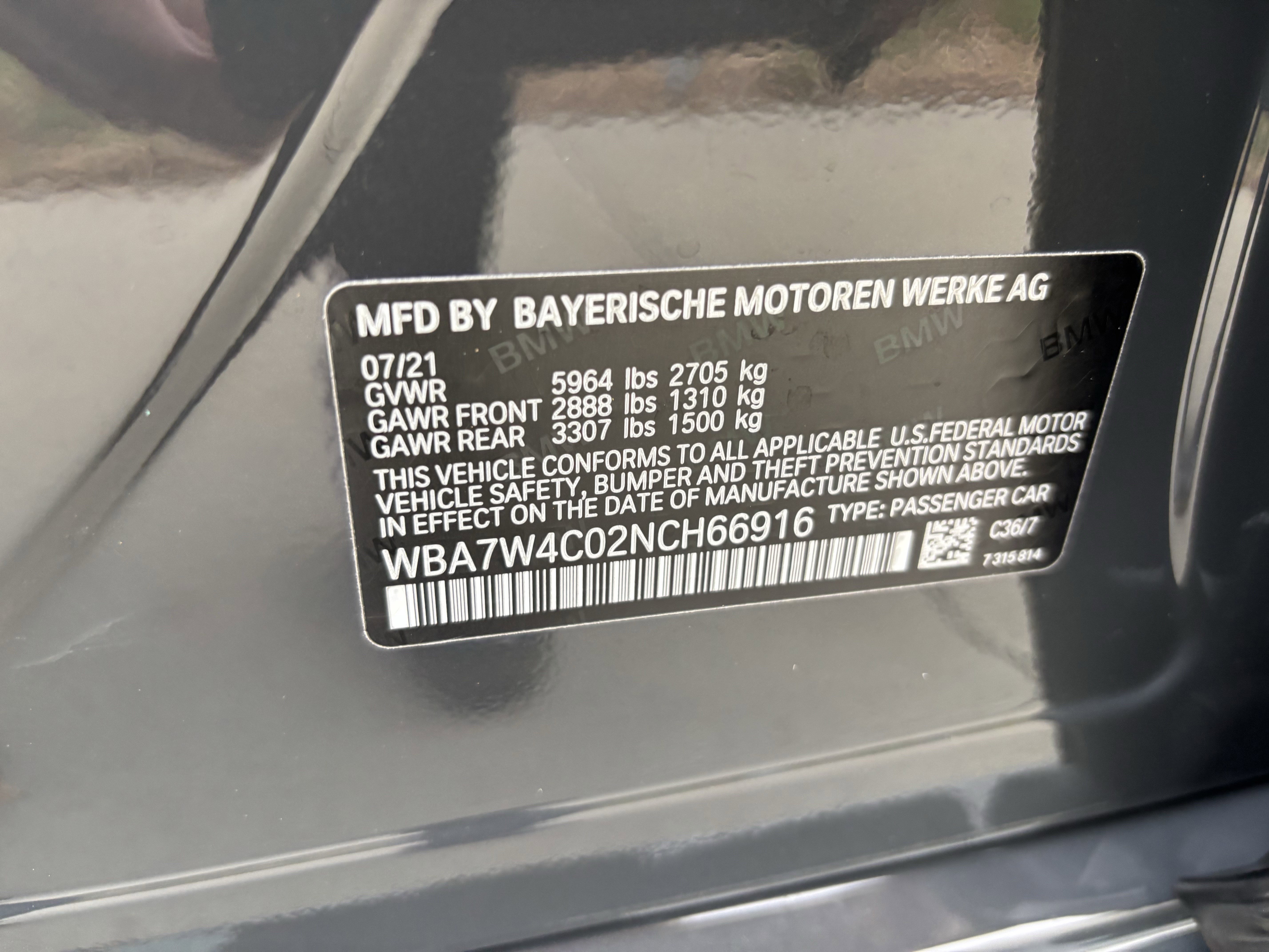 Used 2022 BMW 745e xDrive w/ M Sport Package image 37
