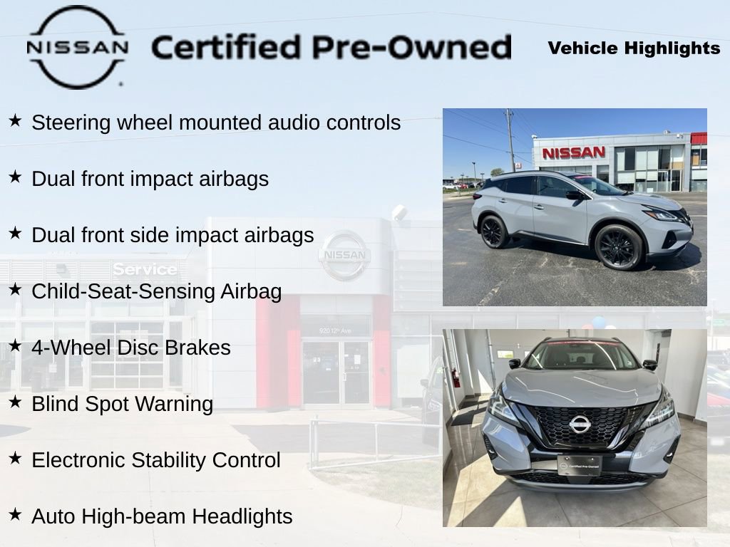 Used 2024 Nissan Murano SV w/ SV Midnight Edition Package AWD/4WD image 17