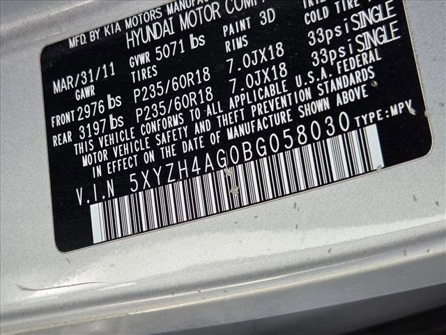 Used 2011 Hyundai Santa Fe SE image 23