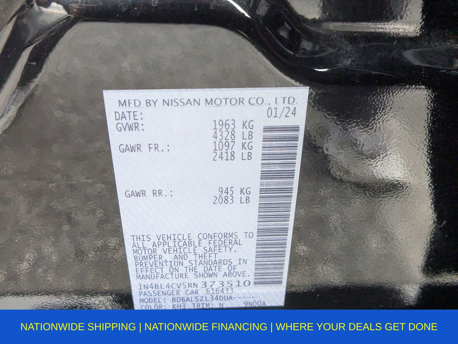 Used 2024 Nissan Altima 2.5 SR image 39