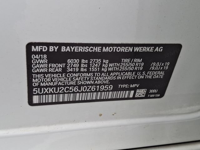 Used 2018 BMW X6 xDrive35i w/ M Sport Package AWD/4WD image 27