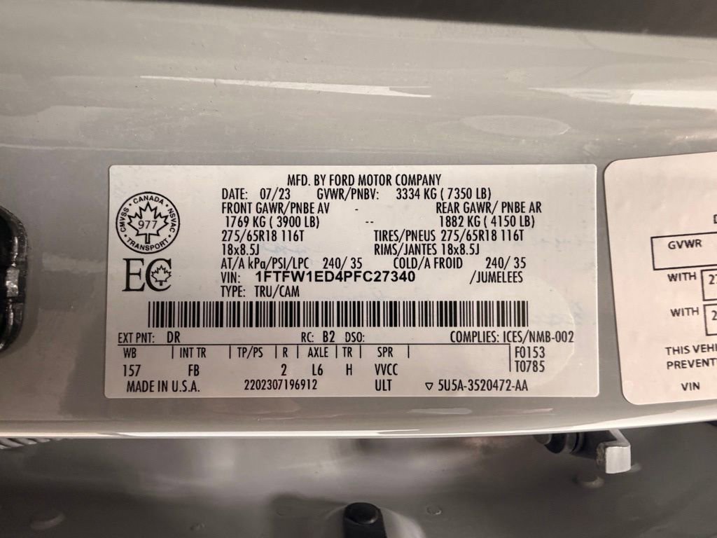 Used 2023 Ford F150 XLT w/ Equipment Group 302A High image 56