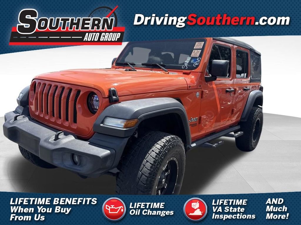 Used 2019 Jeep Wrangler Unlimited Sport AWD/4WD image 1