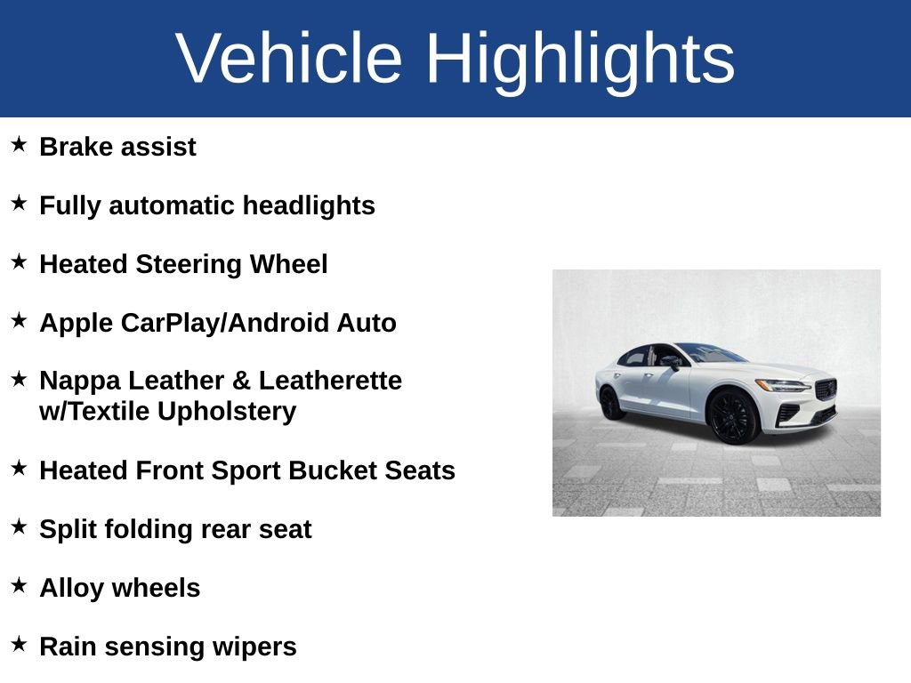 Certified 2024 Volvo S60 T8 Plus w/ Climate Package image 5