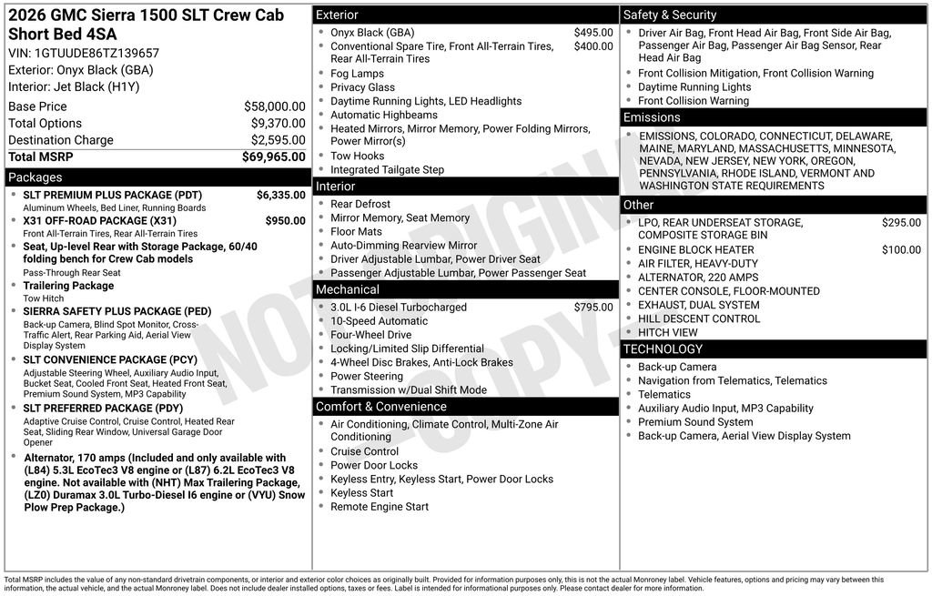 New 2026 GMC Sierra 1500 SLT w/ SLT Premium Plus Package image 16