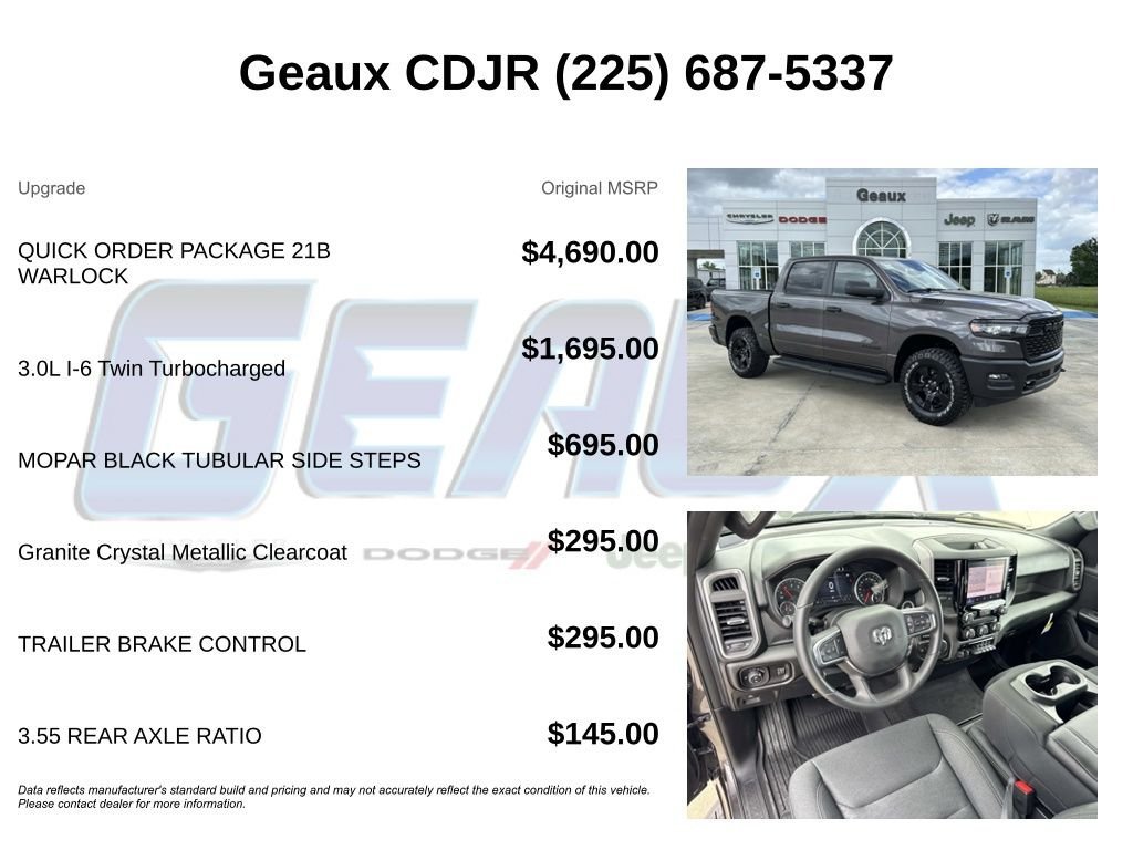 New 2026 RAM 1500 Warlock AWD/4WD image 5